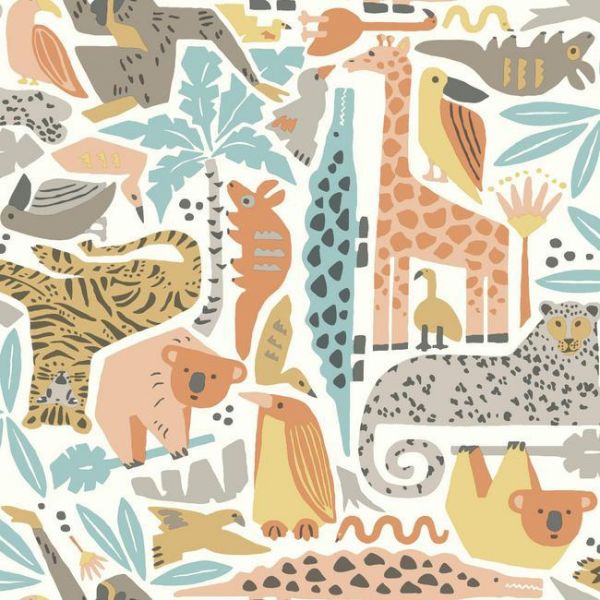 Papel de Parede infantil Dwell Studio Jungle DW2301